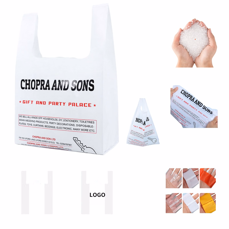 Customizable 5-mil Thickened High-capacity Plastic Bag