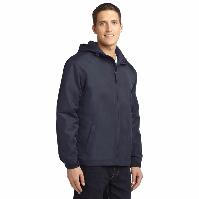 Port Authority Hooded Charger Jacket.