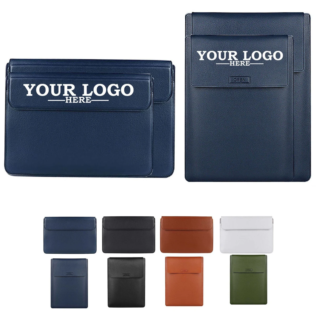 PU Laptop Sleeve With Hard Stand 1