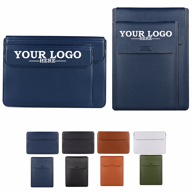 PU Laptop Sleeve With Hard Stand