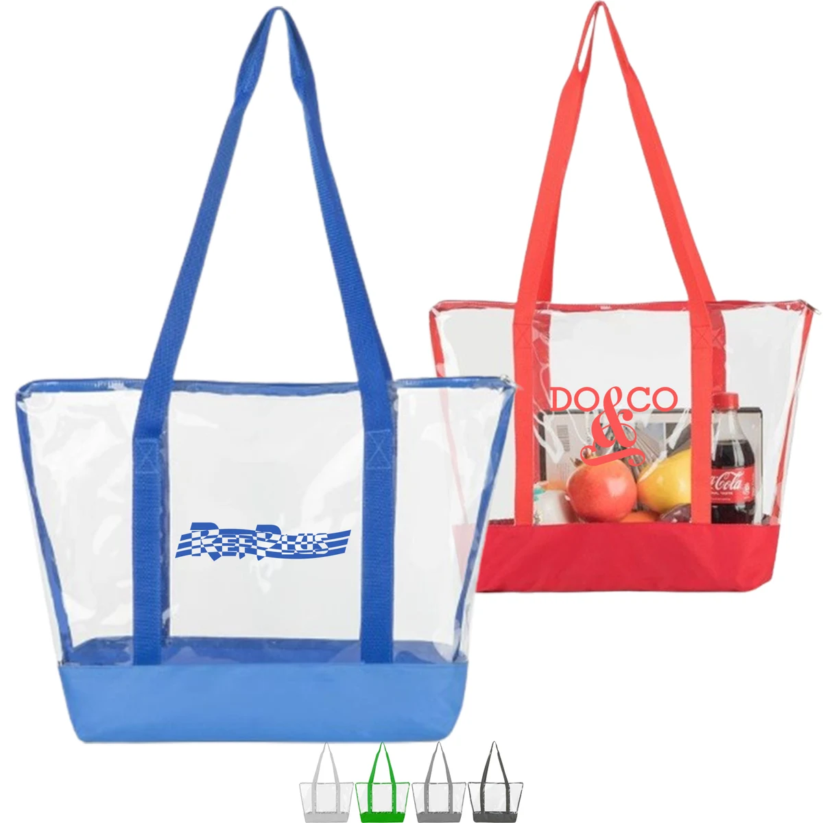 Fashion Tote Bag Stadium Approved Clear PVC Transparent Shoulder Handbag 1