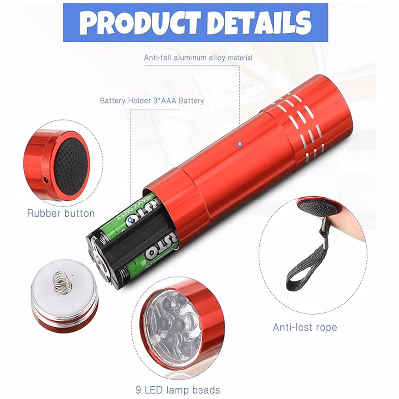 Portable Aluminum Flashlight