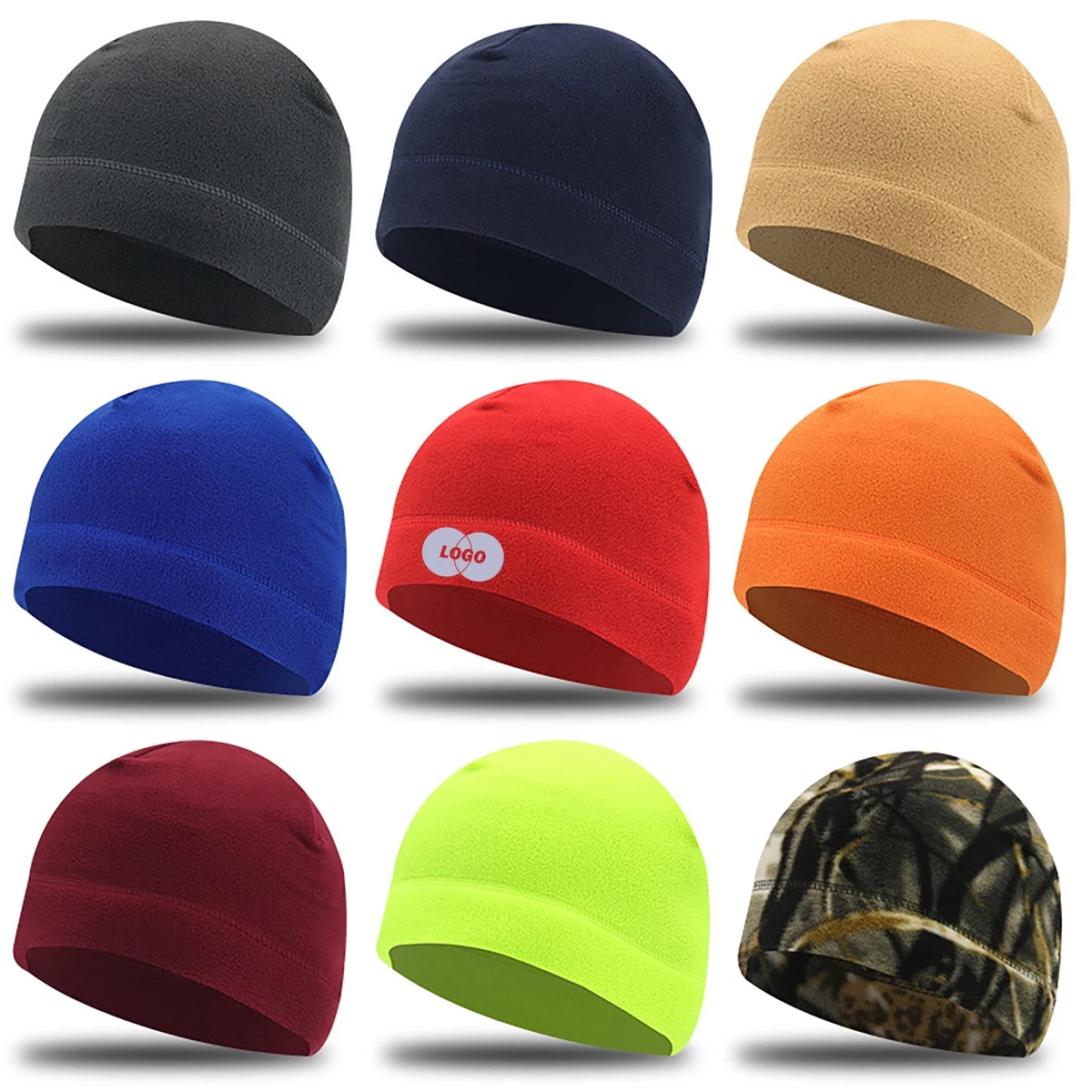 Winter Fleece Skull Cap Beanie MOQ50 1