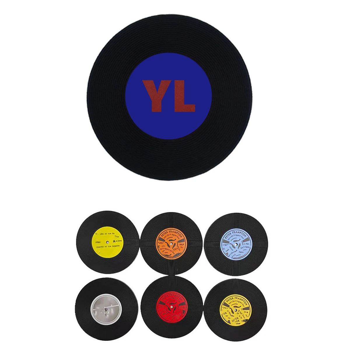 Full Color Vinyl Coaster 1