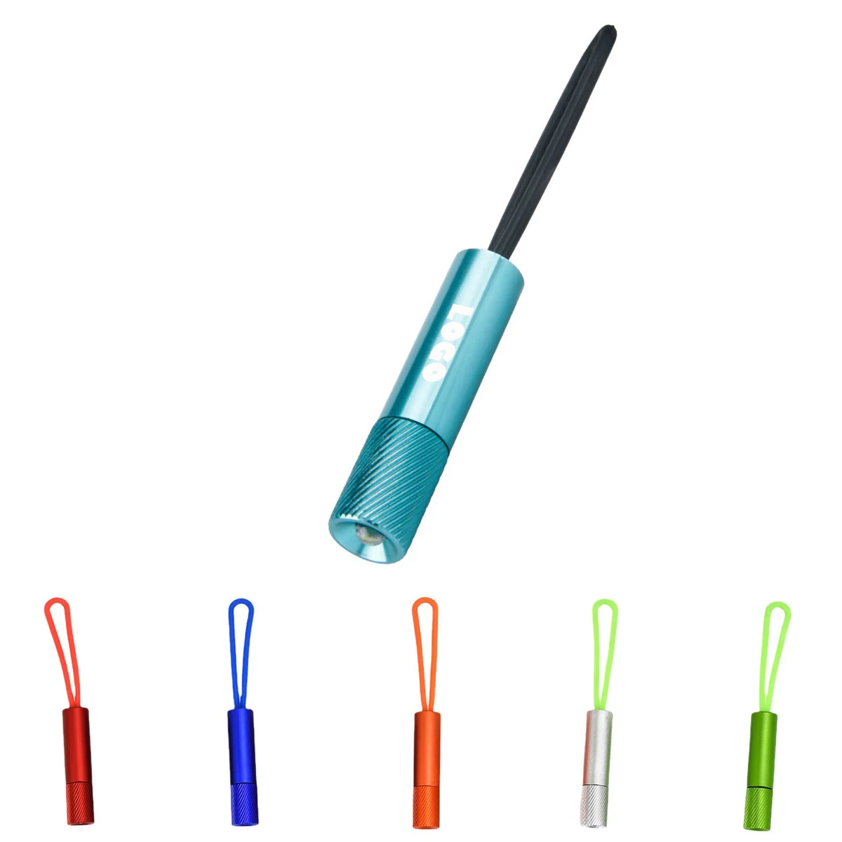 Mini LED Pocket Flashlight With String 1