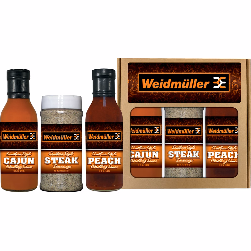 Wet/Dry Grilling Set (2x12oz - 1xPint)
