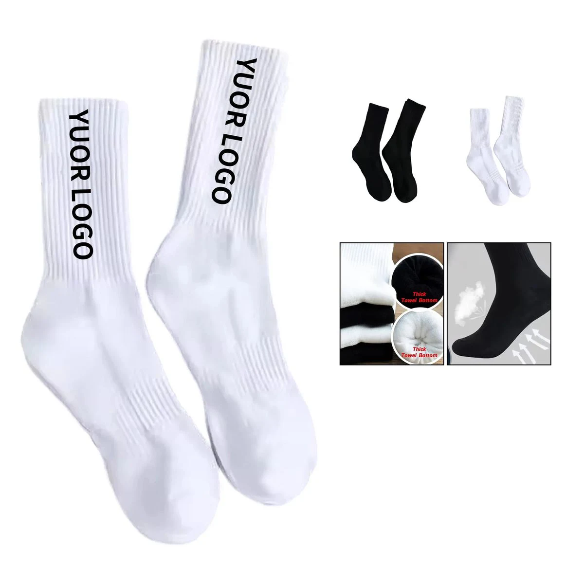 Durable Cotton Socks Lightweight and Versatile 1