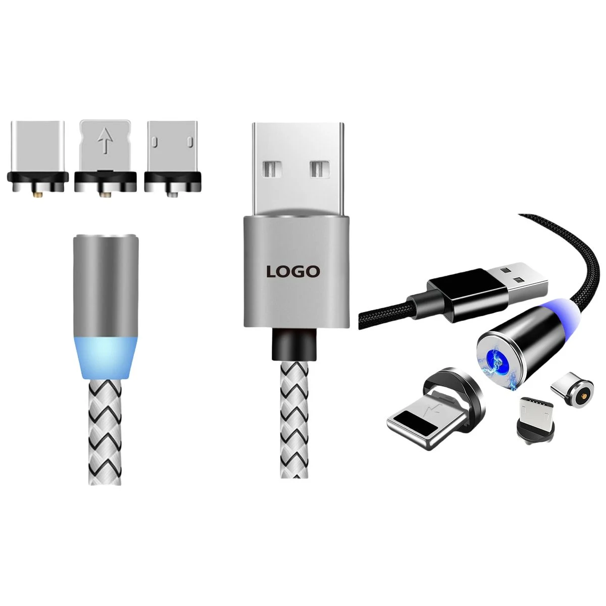 Portable 3 in 1 Magnetic Phone Charging Cable 1