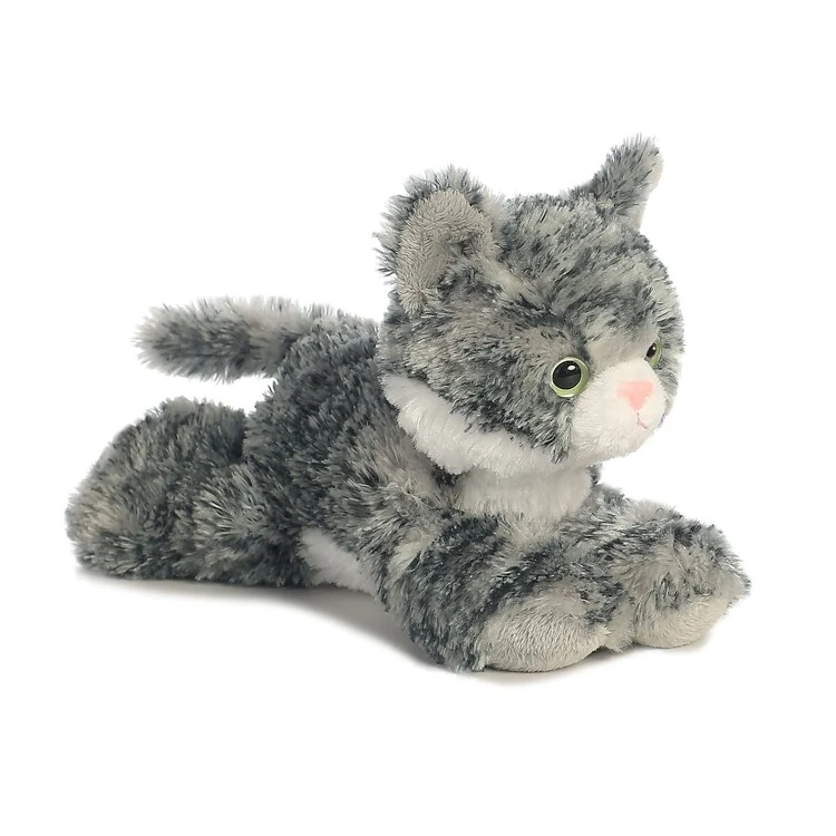8" Lily Grey Tabby Cat 1