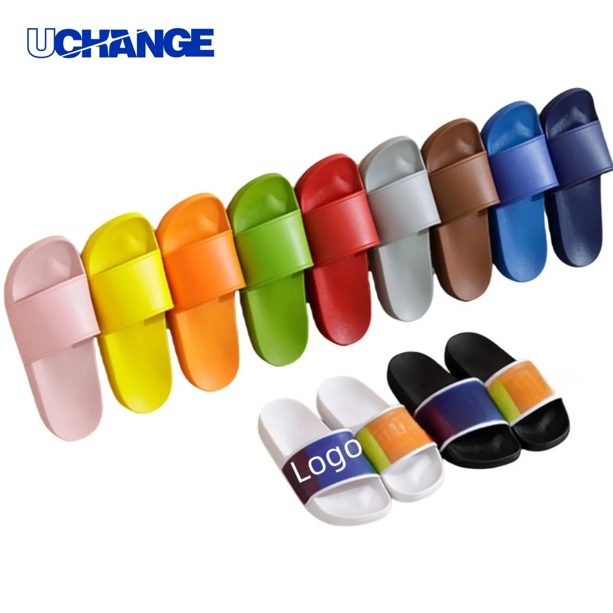 Solid Color Slipper Sandals 1