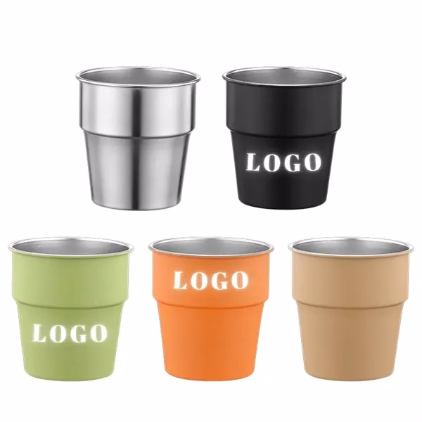 Custom Stainless Steel Camping Mug — Heat-Resistant Outdoor Drinkware
