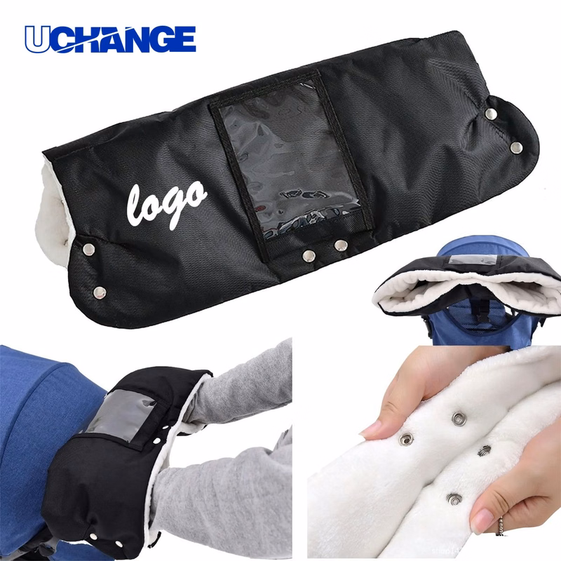 Baby Stroller Warm Gloves with Touch Screen Pocket