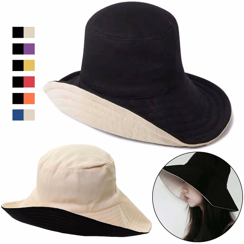 Japanese Wide Brim Bucket Hat