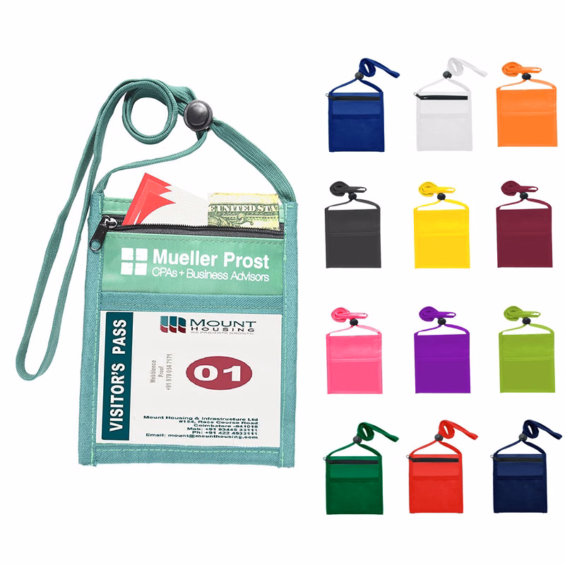 RPET Pouch W/ Front Zipper Pocket