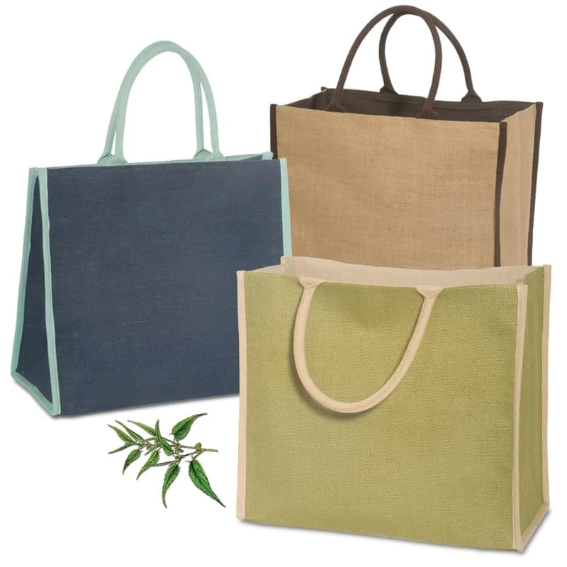 Super Jute Tote, custom tote bag with logo imprint 1