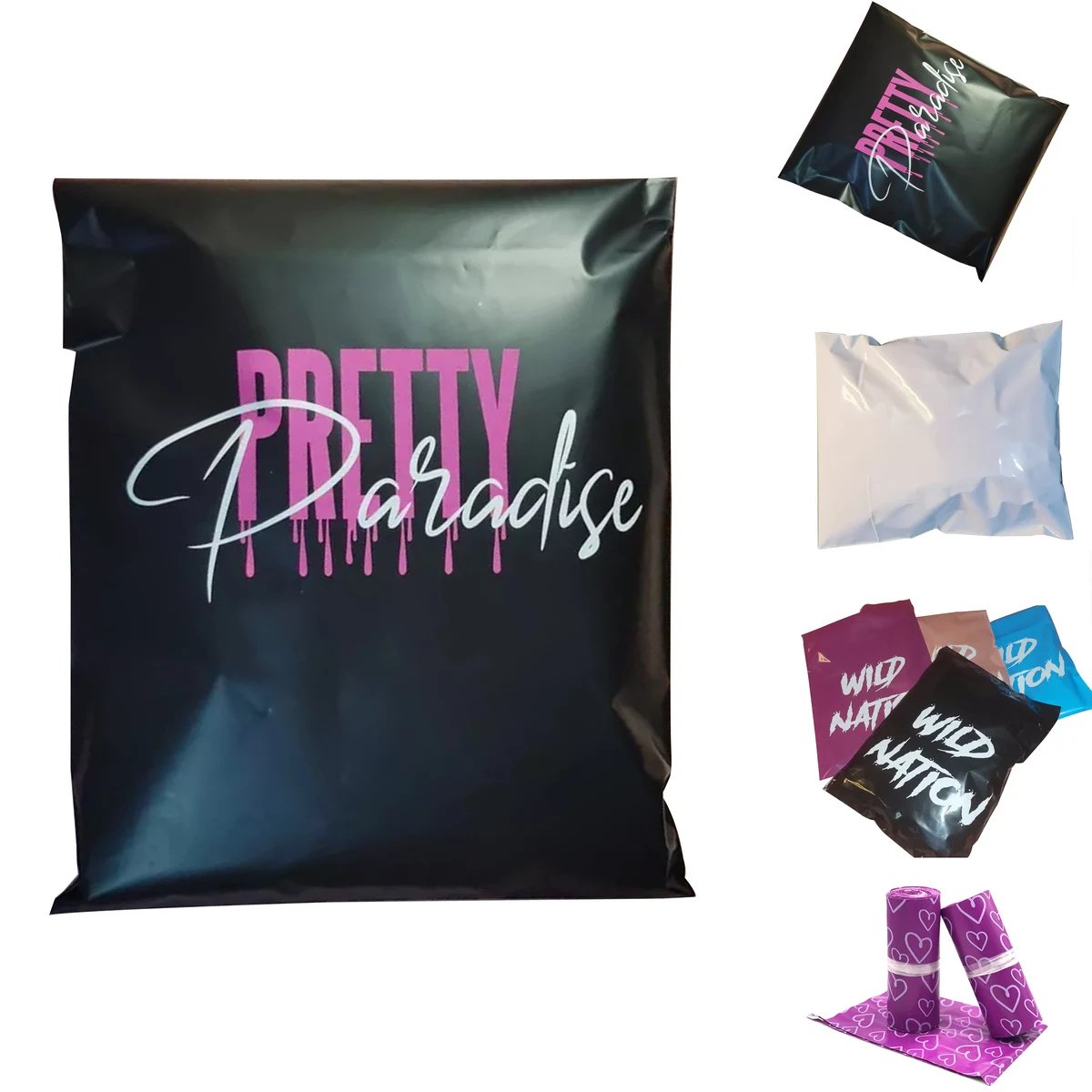 Pretty Paradise Printed Poly Mailers 1