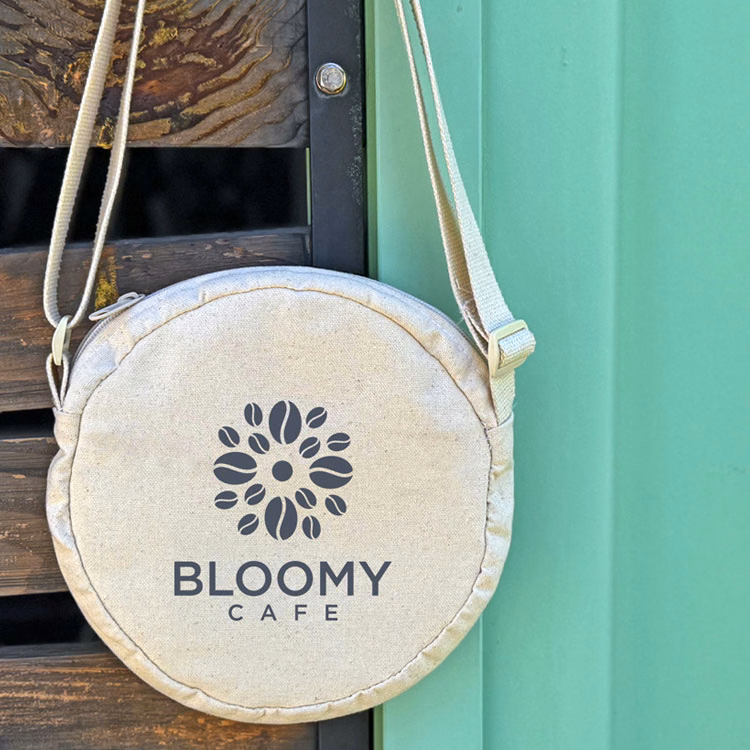 Rhythm Round Cotton Crossbody Bag - Made in the USA