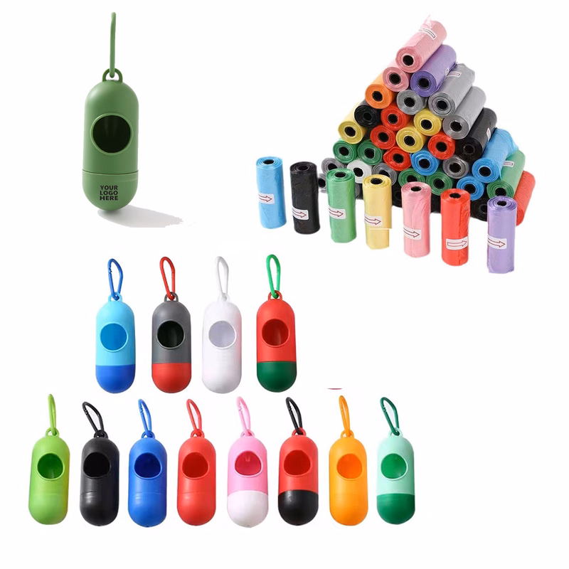 Pet Pill Shape Waste Dispenser With Garbage Bags