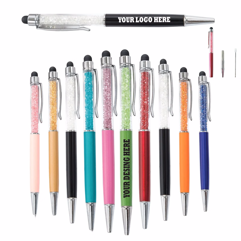 Dynamic Liquid Sand Ballpoint Stylus Pen
