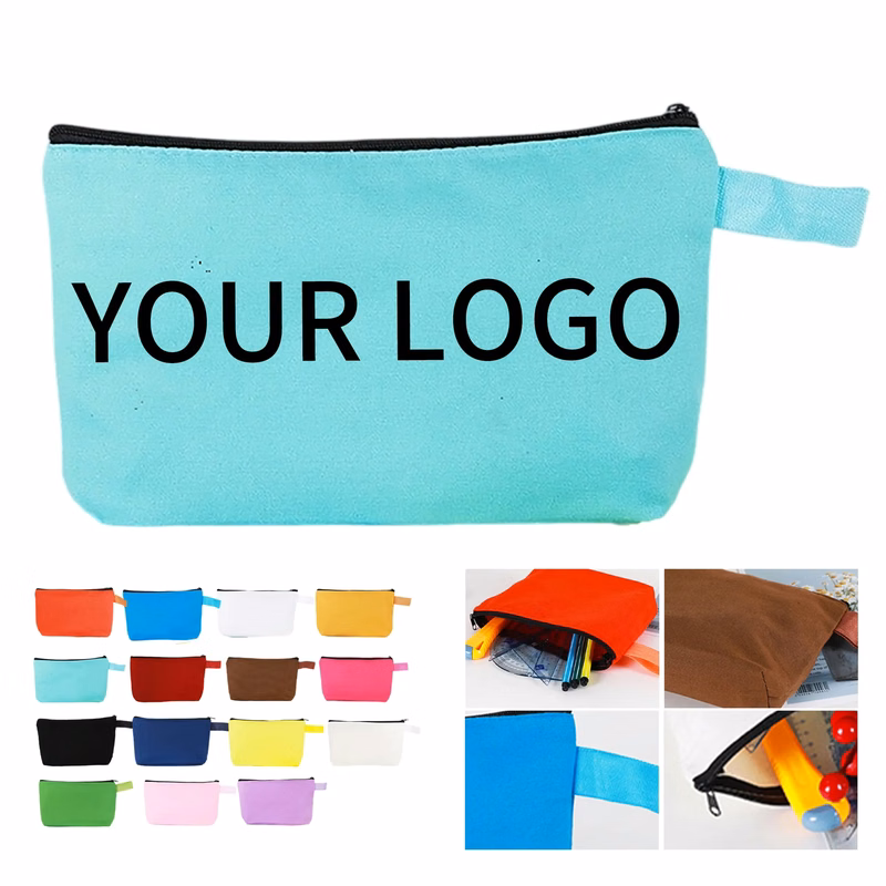 Canvas Cosmetic Bag