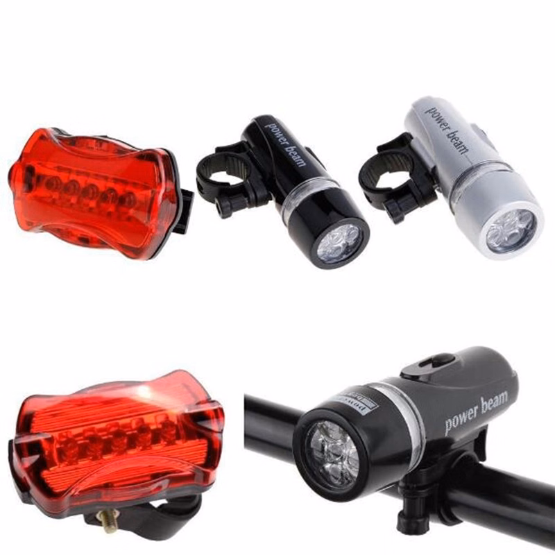 Bike Headlight and Taillight Set