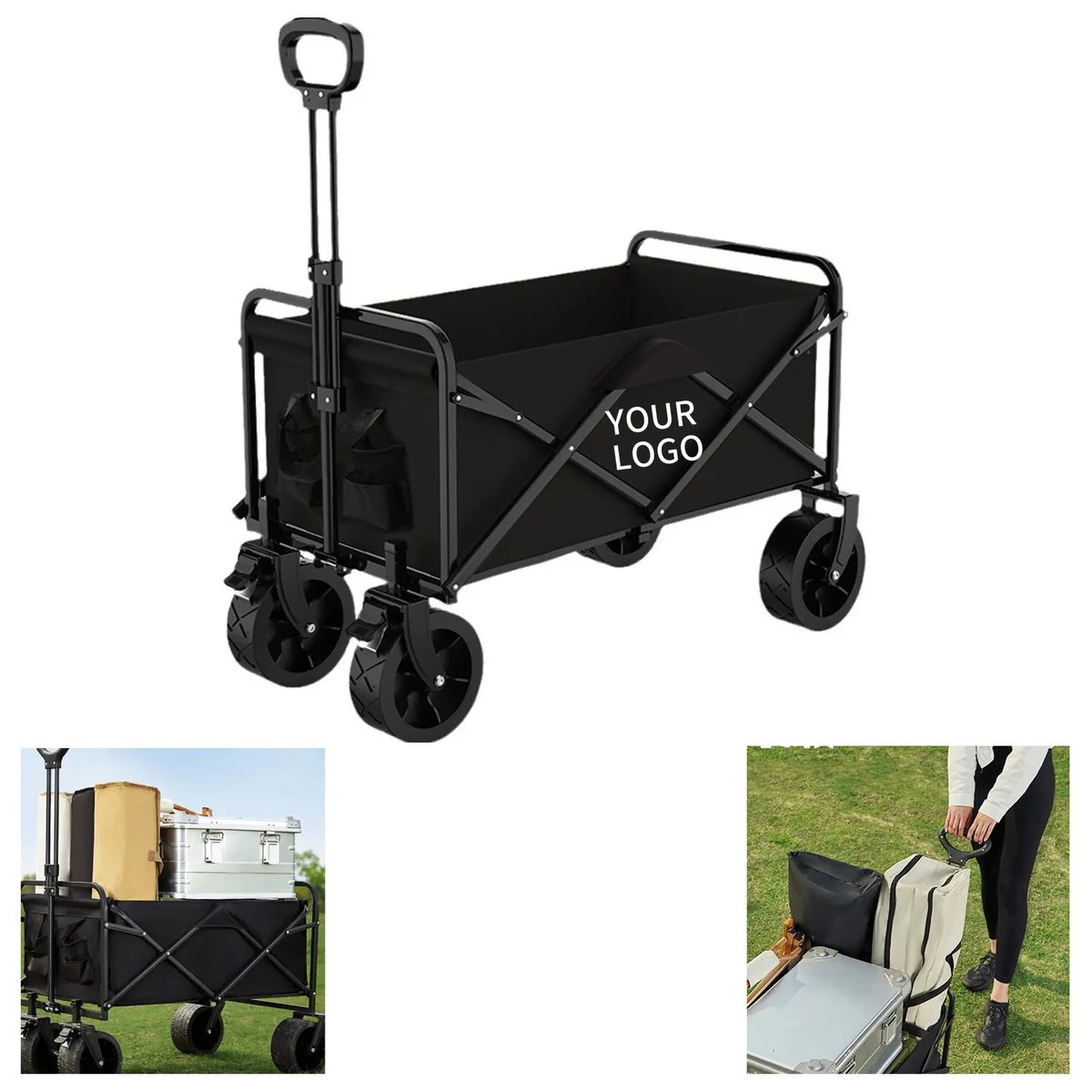 Heavy Duty Camping Wagon 38 Inch with Steel Frame 1