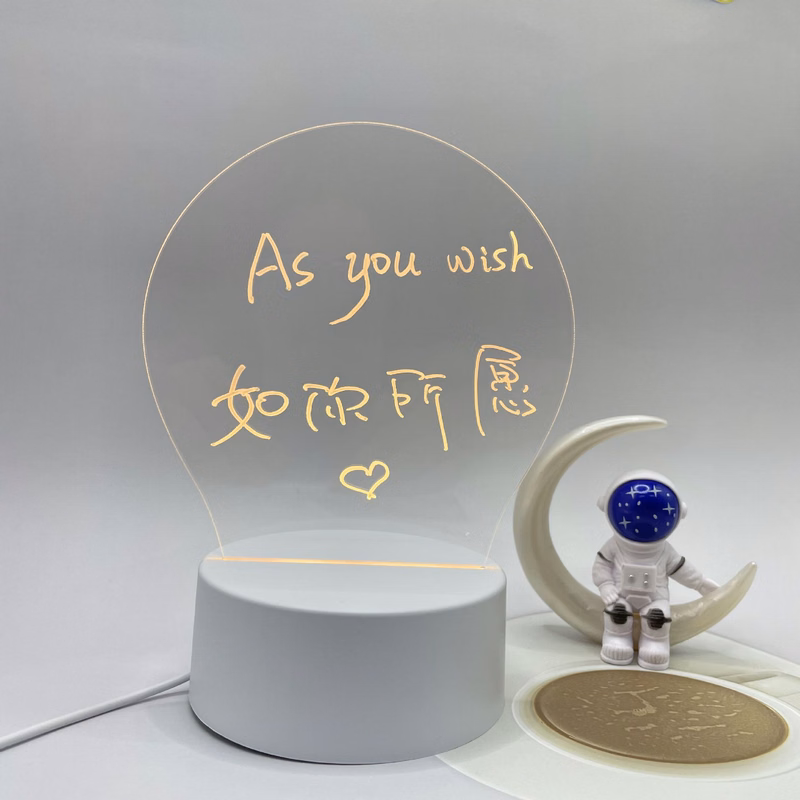 Multi-Functional LED Night Light with Writing Board