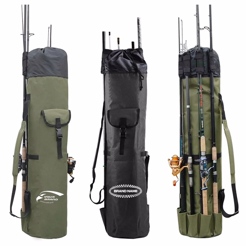 Branded Outdoor Fishing Organizer Bag Pole Holder Carrier