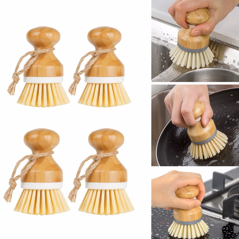 Bamboo Palm Scrub Brush