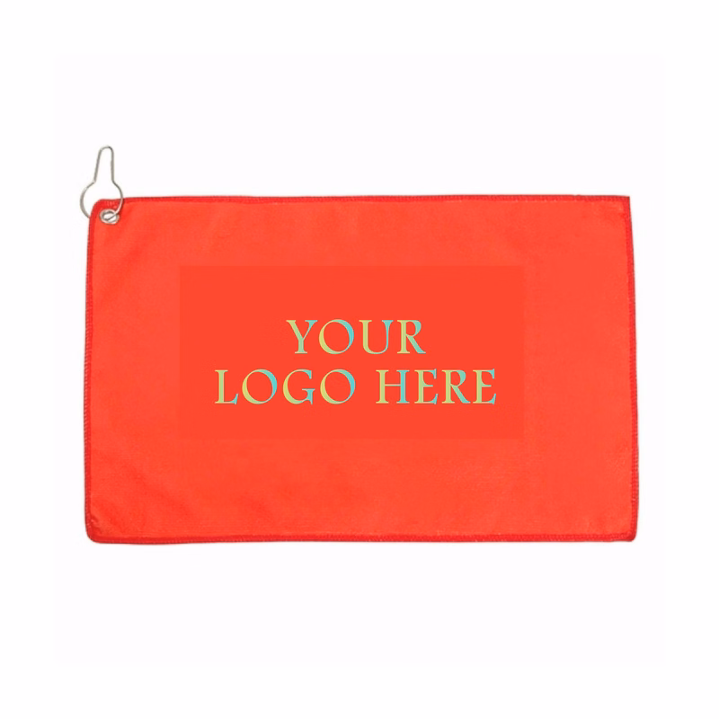 MOQ 10pcs Microfiber Sports Towel With Hook