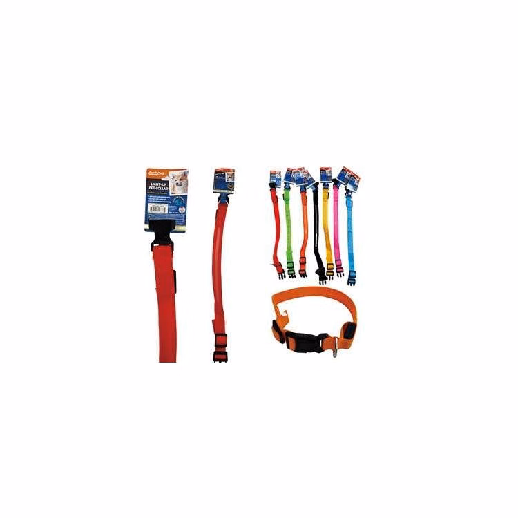 Light Up Pet Collars - Large Assorted Colors
