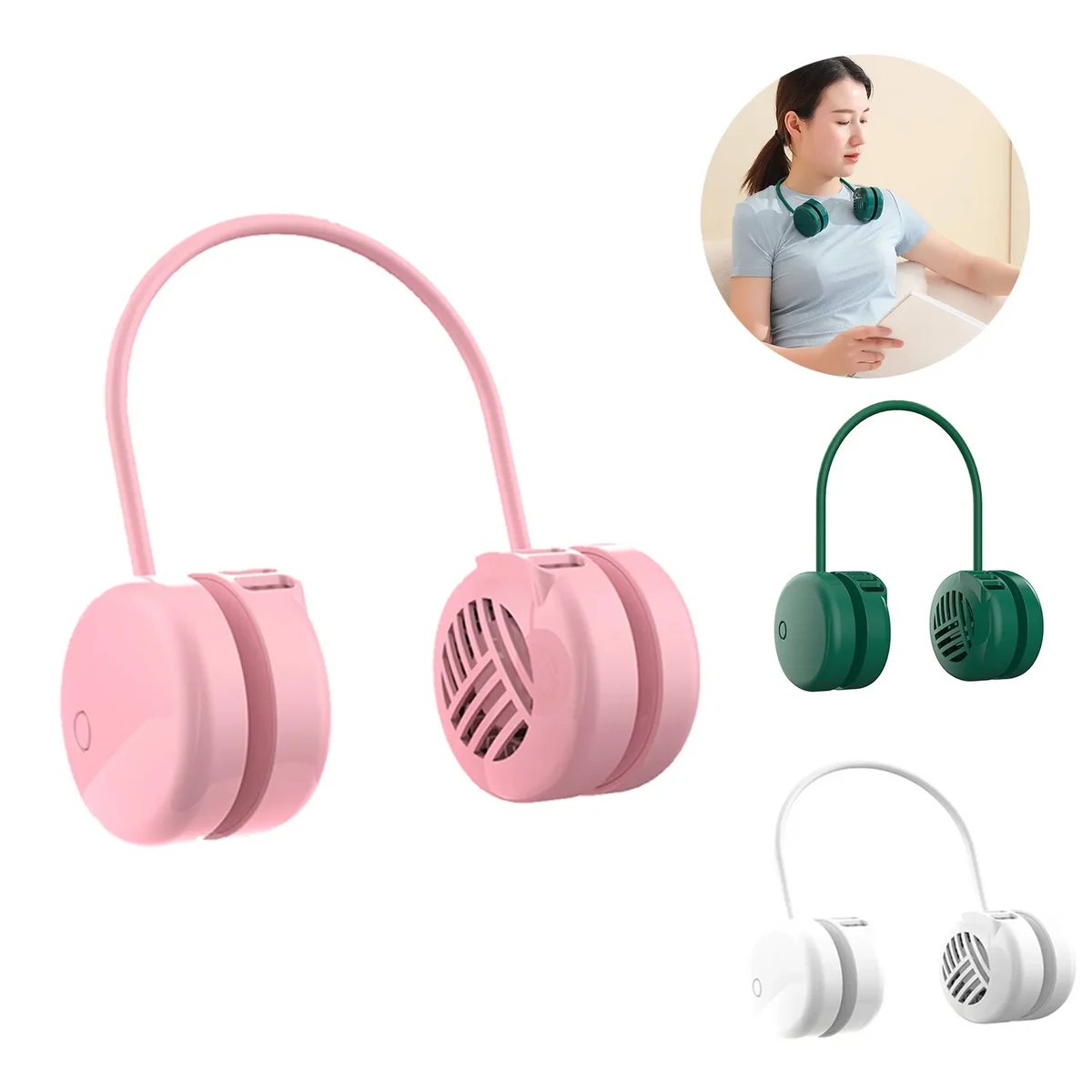 Portable USB Hanging Neck Fan 1