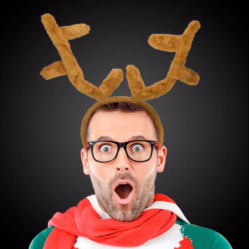 Plush Reindeer Antlers