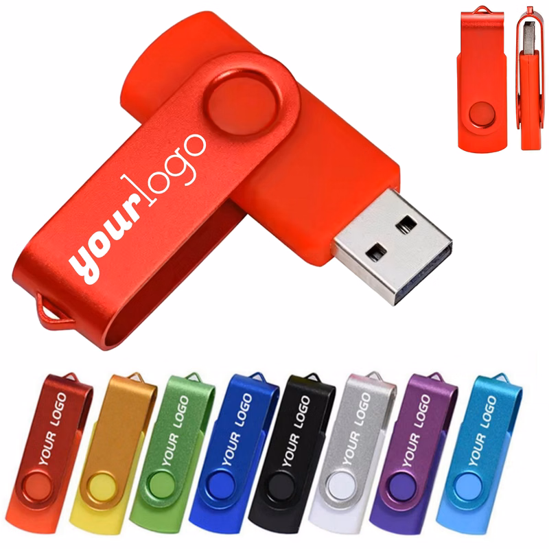 32GB Swivel - Style USB Flash Drive with USB - C