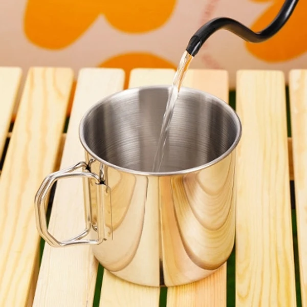 Foldable Stainless Steel Camping Cup 1