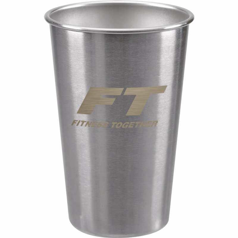 16 oz. Stainless Steel Pint - Laser Etched