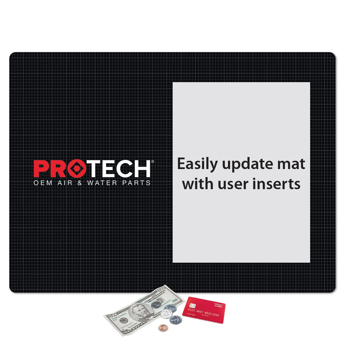 Frame-It Flex Heavy Duty Window Counter Mat-14"x19"x1/8" 1