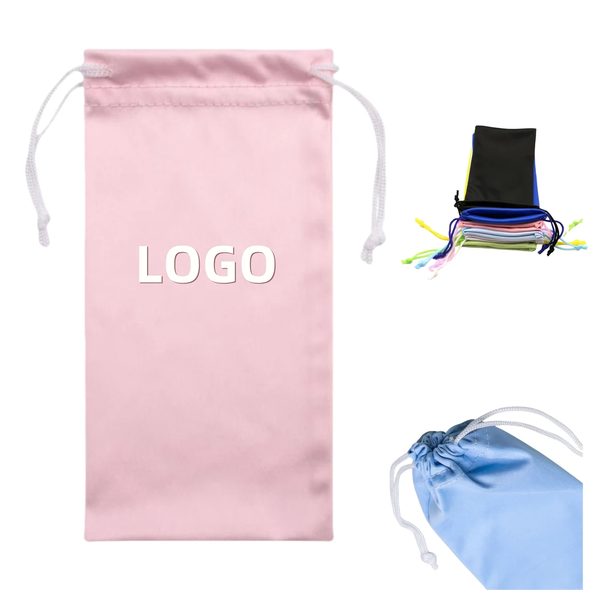 Microfiber Drawstring Glasses Pouch 1
