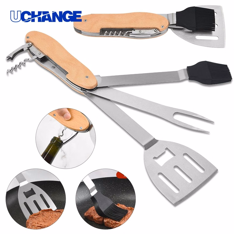 Multi Functional BBQ Tool Set for Outdoor Grilling