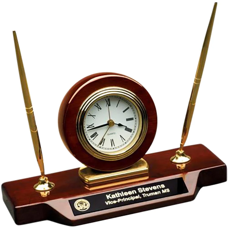 Liberty Signature Desk Clock/Pen Set II 1