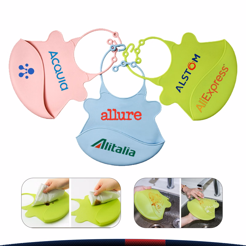 Waterproof Silicone Baby Bibs
