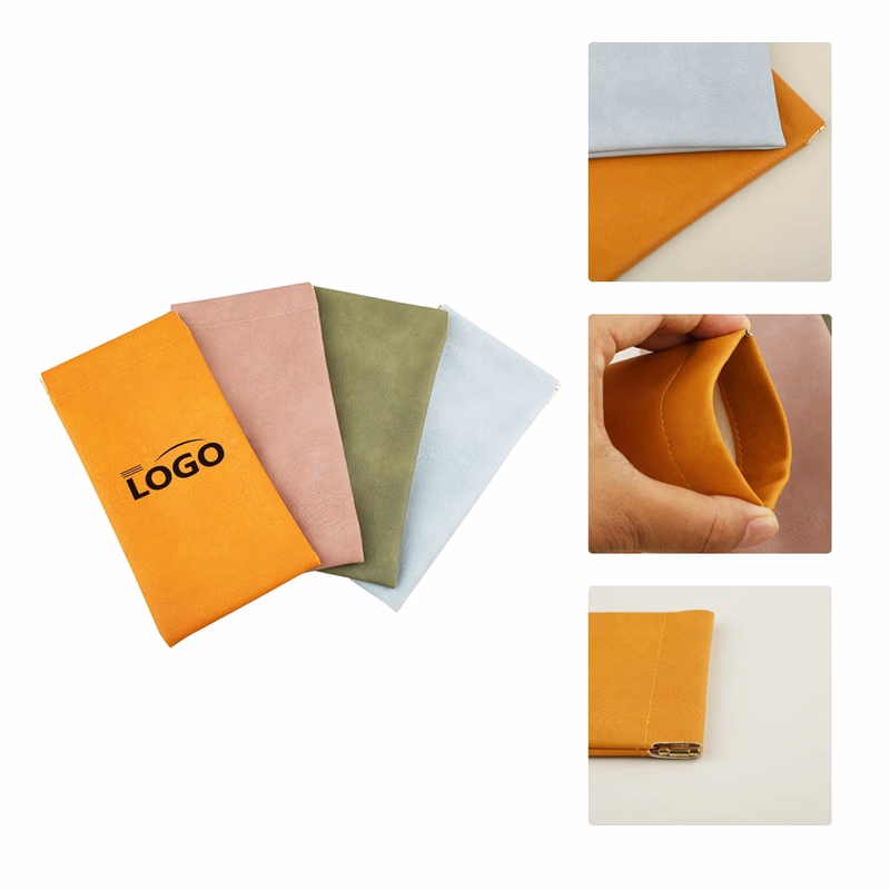 Automatic Closing PVC Glasses Pouch