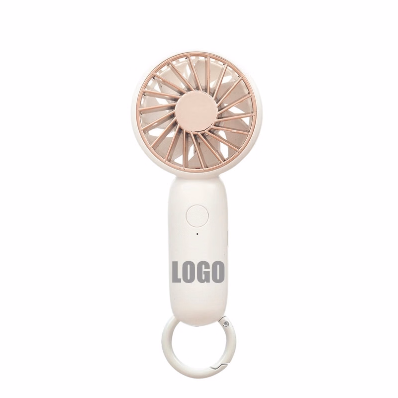 Custom Portable Handheld Mini Fan with Climbing Buckle