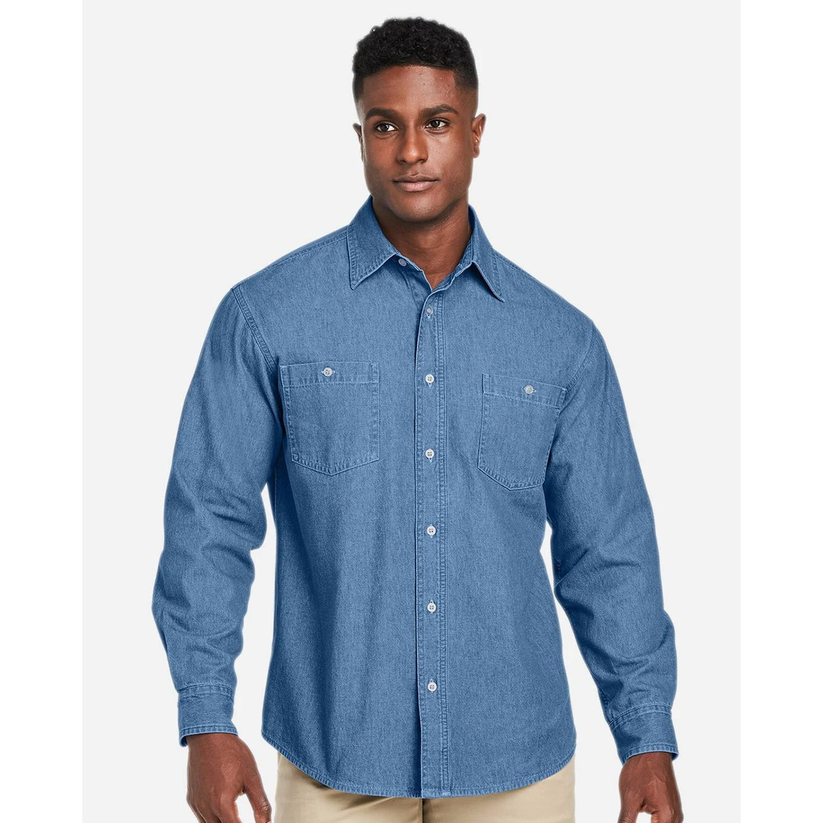 Unisex Denim Shirt Jacket - M540 1