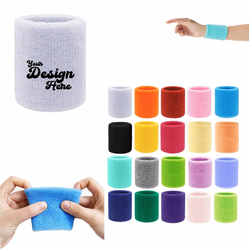 Absorbent Cotton Towel Wristband for Athletic Training
