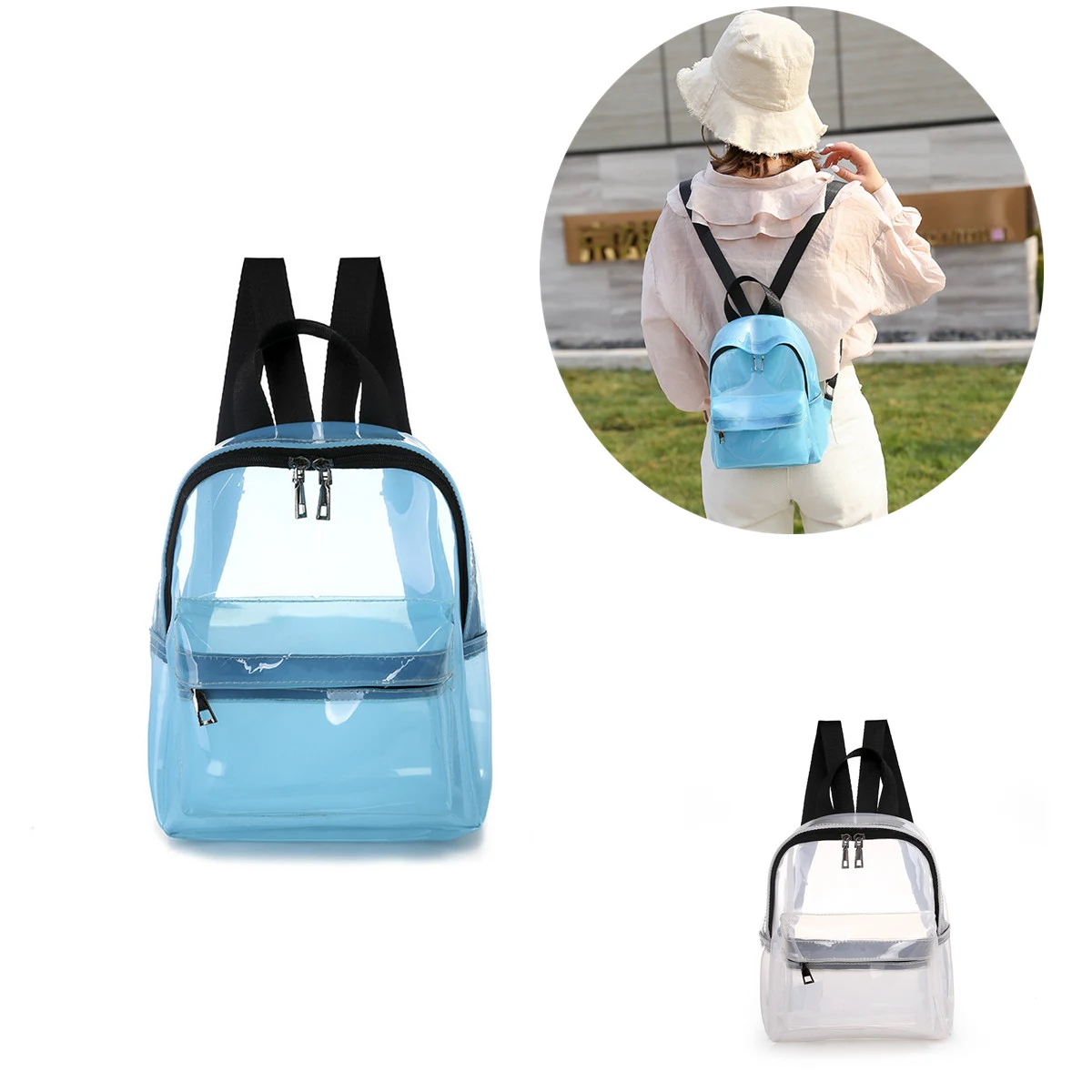 Clear Mini Bag Stadium Approved Transparent Backpack 1