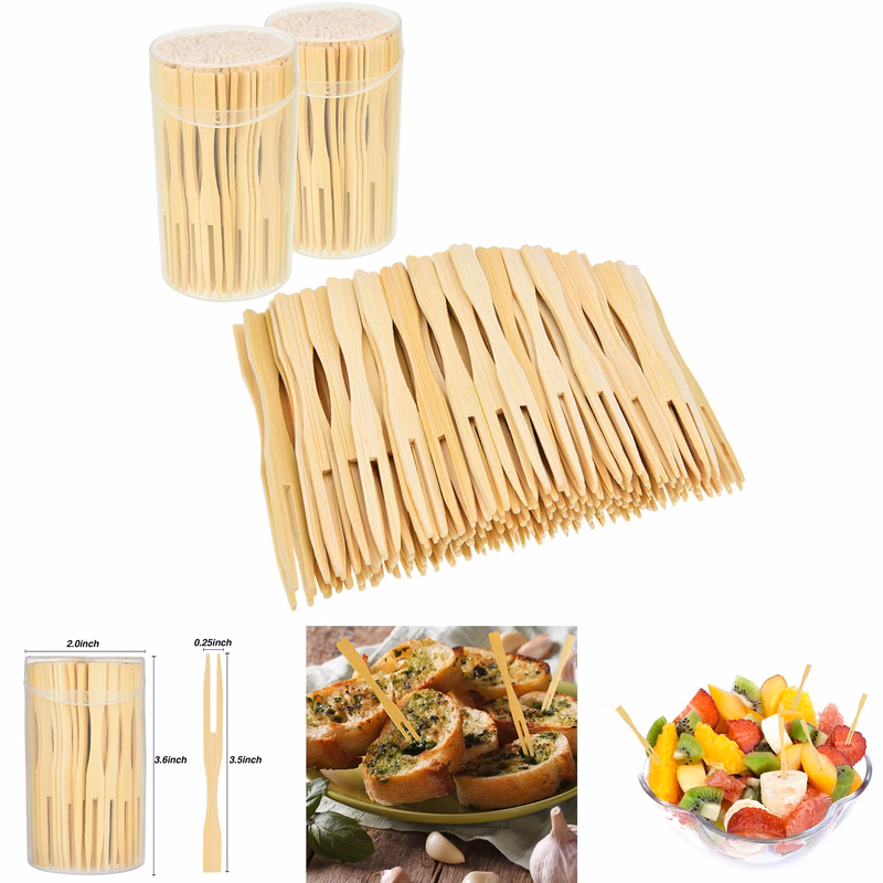 Disposable Double Prong Cocktail Forks