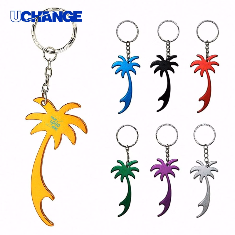 Coconut Palm Tree Bottle Opener Key Holder Tropical Bar Accessory