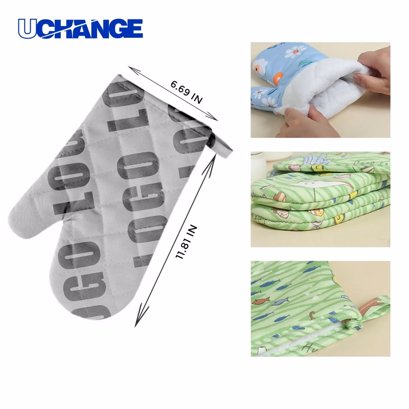 Full Color Oven Glove for Baking and Cooking Use