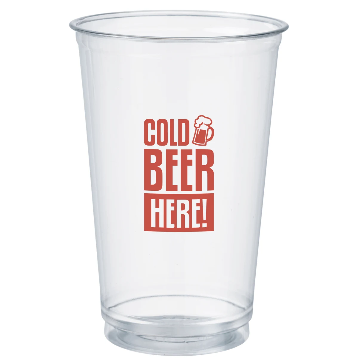 20 oz. Clear Plastic Party Cup 1